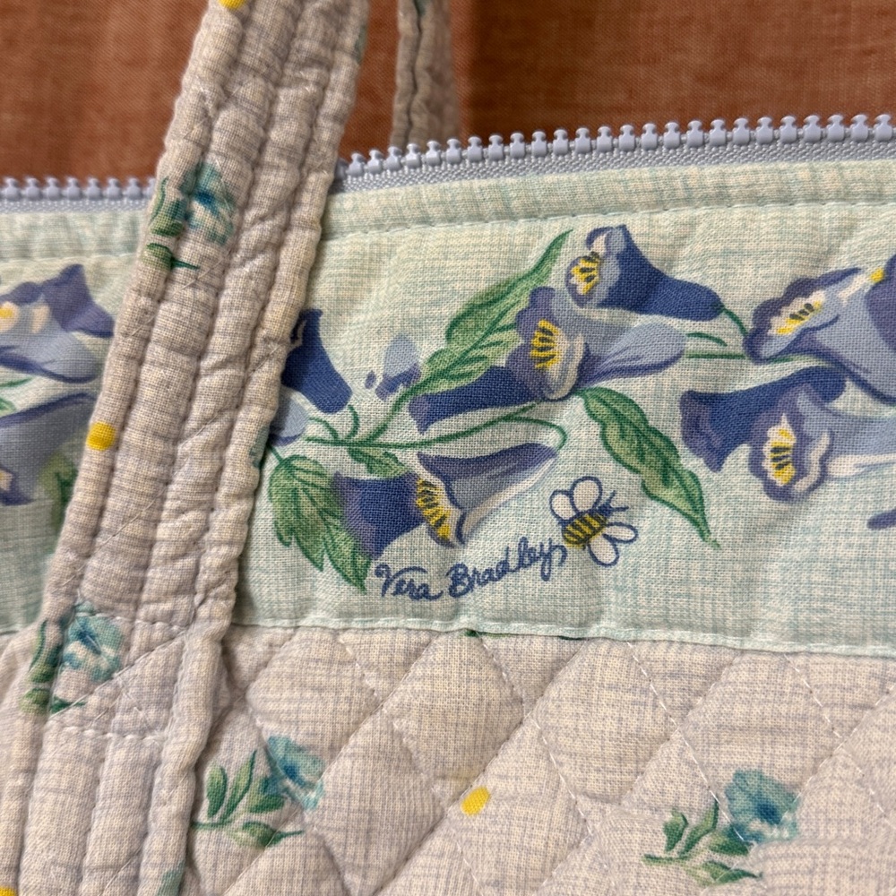 Rare Vintage Vera Bradley Watercolor Tote - Picture 3 of 5